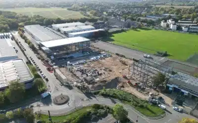 Construction is well underway